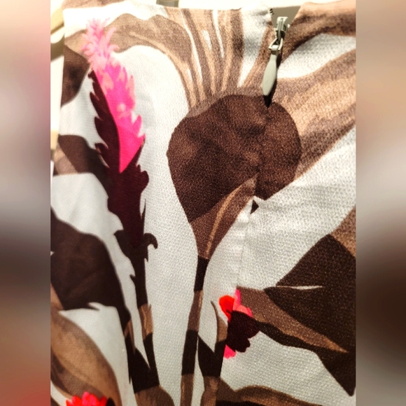 BANANA REPUBLIC Tropical Maxi Dress Size 8 - Picture 5 of 6